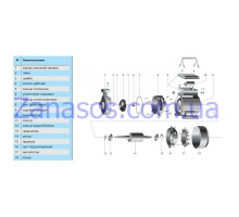 Корпус насосной камеры "Насосы+" CDK15 (чугун) (А17)