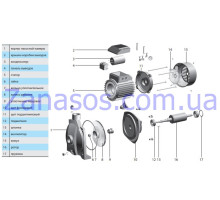 Щит подшипниковый CPm158 (чугун) (A10)