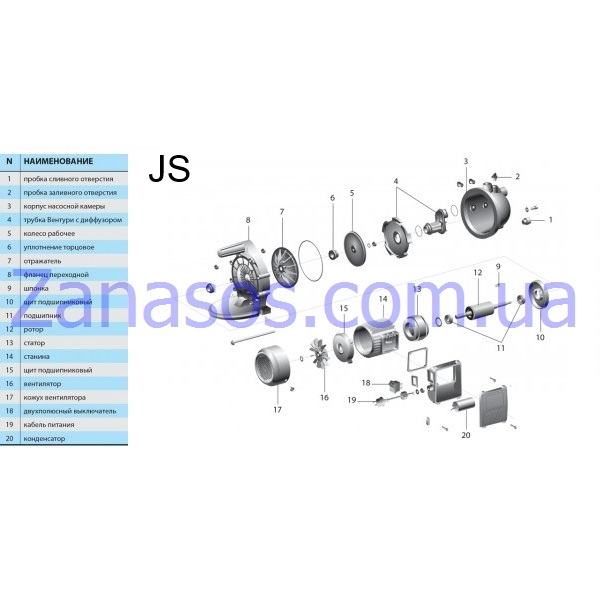 Корпус коробки выводов Garden-JS/JP 1.2(1.5) (вся серия) (пластик) (A30)