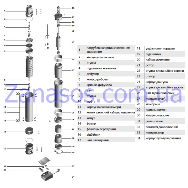 Кришка дифузора KGB 90 QJD 2 (79*26) (ABS+нерж) (А06)