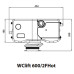 Каналізаційнна установка WCLift600/2FHot "NPO" (до +90°С)