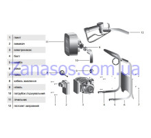 Корпус насосной камеры RSd-36 (чугун) (A05/015)