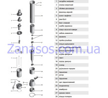 Ротор 4SQGD2,5-140 (ф49,2*150) (combi) "Sprut" (A07)